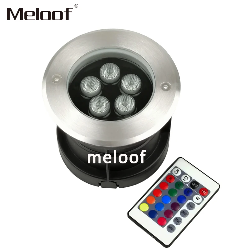 Встроенный RGB подводный светодиодный светильник водонепроницаемый точечный