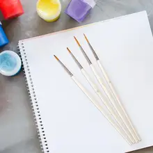 12 Pçs/set Desenho Jogo de Escova de Pintura Escova de Nylon Durável Lavável Ofícios Das Artes Ofícios Fornecimentos Escova Desenho Pintura Jogo de Escova