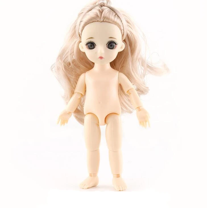 13 подвижных шарнирных 16 см 1/8 куклы игрушки BJD кукла голая обнаженная женская мода тела Куклы Игрушки для девочек подарок нормальная кожа - Цвет: 24