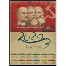 Второй мировой войны русский товарищ Сталин ленинистическая политическая Советский Союз, СССР CCCP календарь плакат ретро Настенный декор