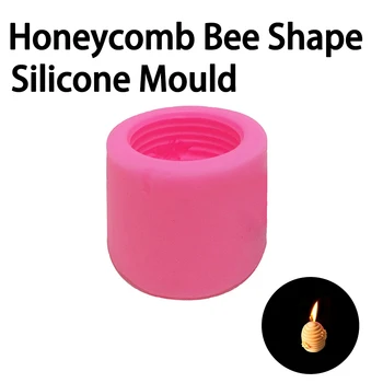 

Honeycomb Bee Shape Silicone Mould DIY Aromatherapy Plaster Candle 3D Silicone Mold Clay Crafts Silicone Fondant Cake Decoration