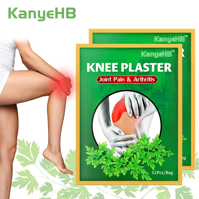 24pcs Knee Pain Medical Plaster Natural Wormwood Extract Knee Joints Ache Sticker Body Rheumatoid Arthritis Pain Relieving Patch 1