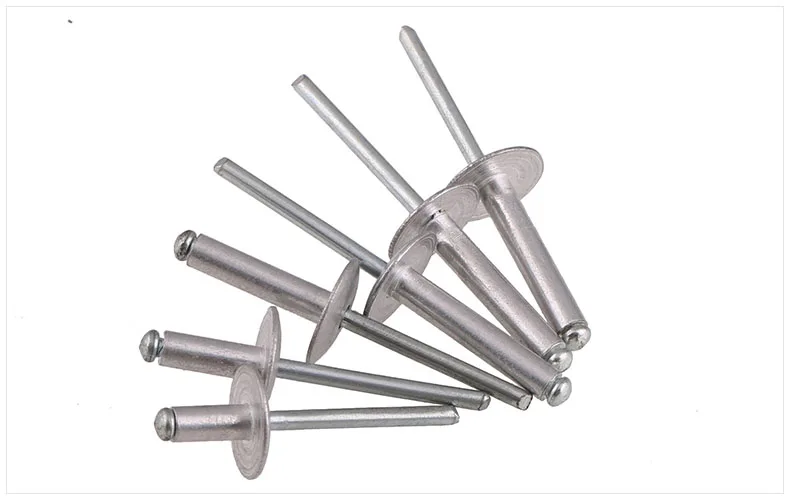 Large Cap Open End Aluminum Blind Rivets blind Rivet pull Cap  Rivets Blind Rivet with Flat Round Head  split Brivets GB