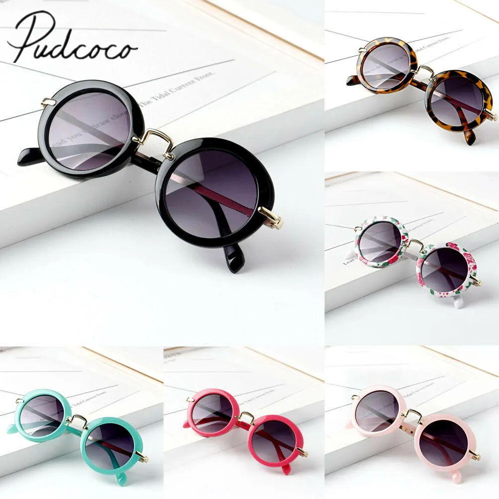 2019 Детские аксессуары стильные детские мальчики девочки ретро Anti-UV400 модные