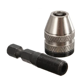 

Drill Chuck 0.3-3.6mm Quick Change Drill Chuck 6.35mm Hex Shank Chuck Adapter Converter Power Tool Accessories Supplies