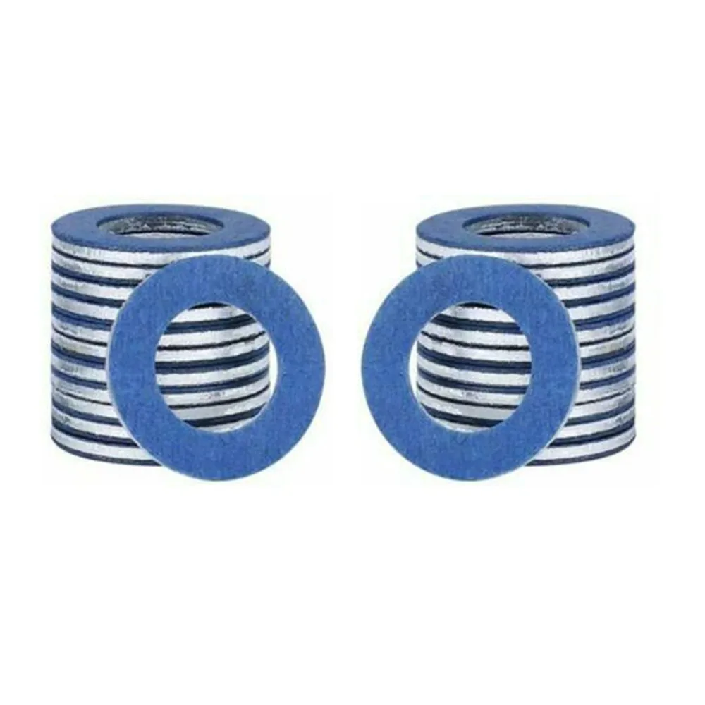 Car Set Of 100 Oil Drain Sump Plug Washers Gasket Hole Auto Replacement Accessories For Toyota OE90430-12031 12mm