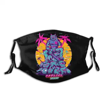 

Reusable Mouth Mask With PM2.5 Hotline Miami Filters Non-Disposable Anti Bacterial Dust Protection Mask Mouth Muffle