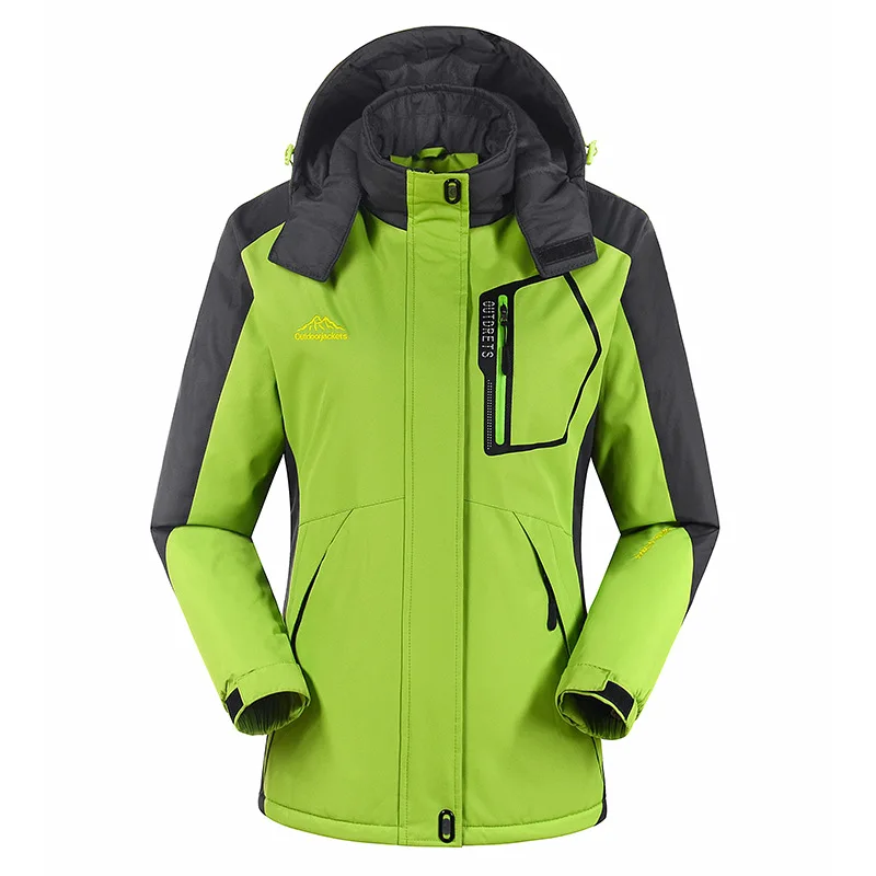 SJ-Maurie Женская куртка для катания на лыжах, лыжах, походах, сноуборде, лыжах - Цвет: wmgreen