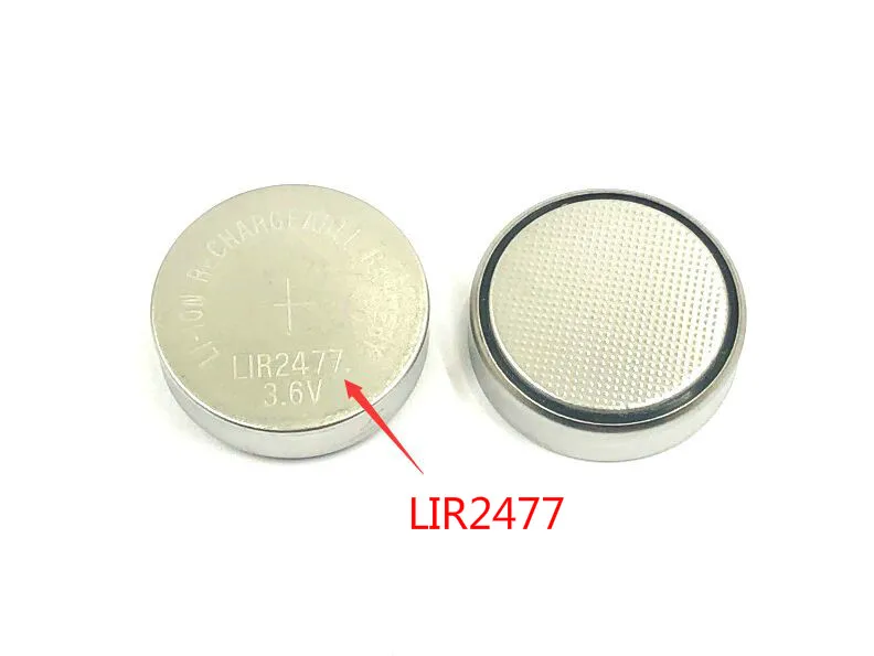 Новые оригинальные перезаряжаемые литий-ионные батареи LIR2477 2477 3 6 В Кнопочная