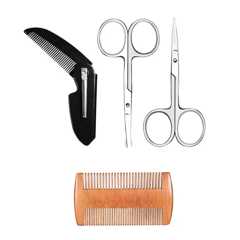 Набор для ухода за бородой высокое качество расческа в форме бороды