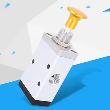 

G1/8 Inch 3R210-08 Air Valve Two Position Three Way Hand Valve Aluminum Alloy Pneumatic Tool