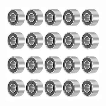 

693RS 3mmx8mmx4mm Double Sealed Miniature Deep Groove Ball Bearing 20pcs