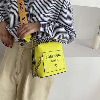

Women Neon Green Yellow Bucket Bag Orange Shoulder Bag Messenger Bags Summer Ladies Leather Crossbody Bag Tote Handbags