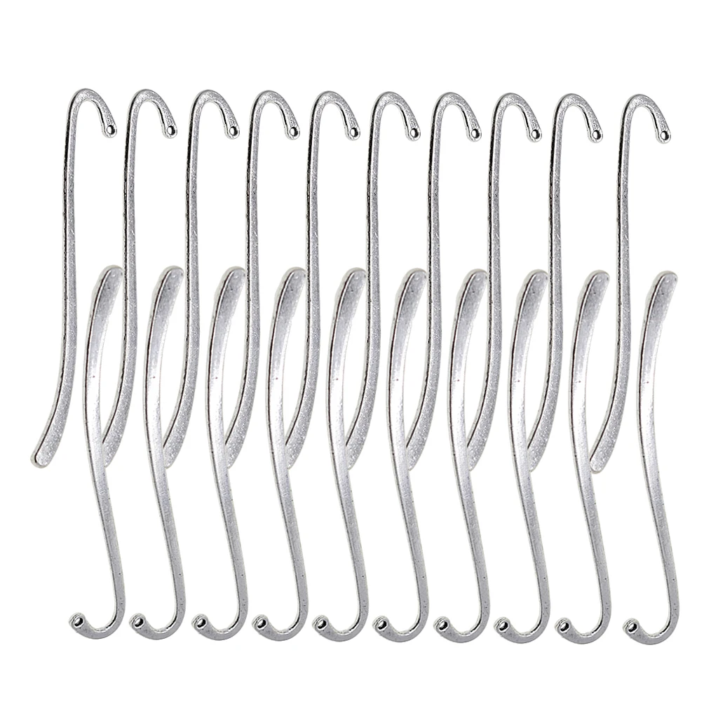 20 Pcs Tibetan silver color Beads Flat Bookmark With Bow Diy Making Jewelry 20 Pcs Tibetan silver color Beads Flat Bookmark With Bow Diy Making Jewelry