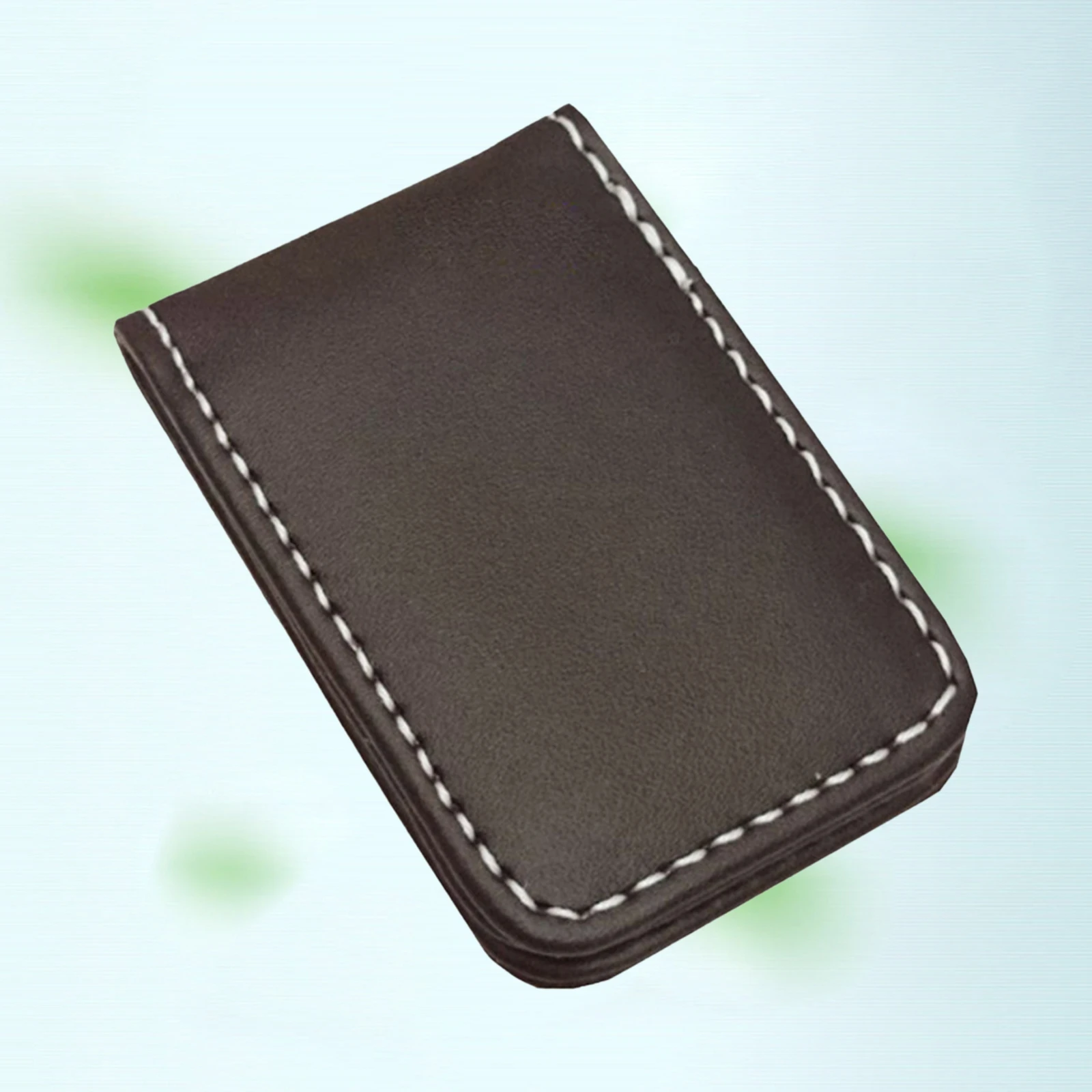 PU Leather Magnetic Money Clip Pocket Wallet Minimalist Wallet Slim Wallet Credit Business Cards Holder 3