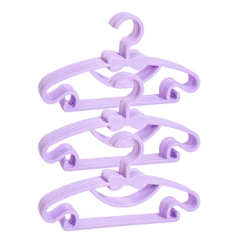 

30pcs Baby With Bowknot Pants Cute Non Slip Kids Clothes Hanger Nursery Home Space Saving Skirt Dress Ultra Thin PP Mini