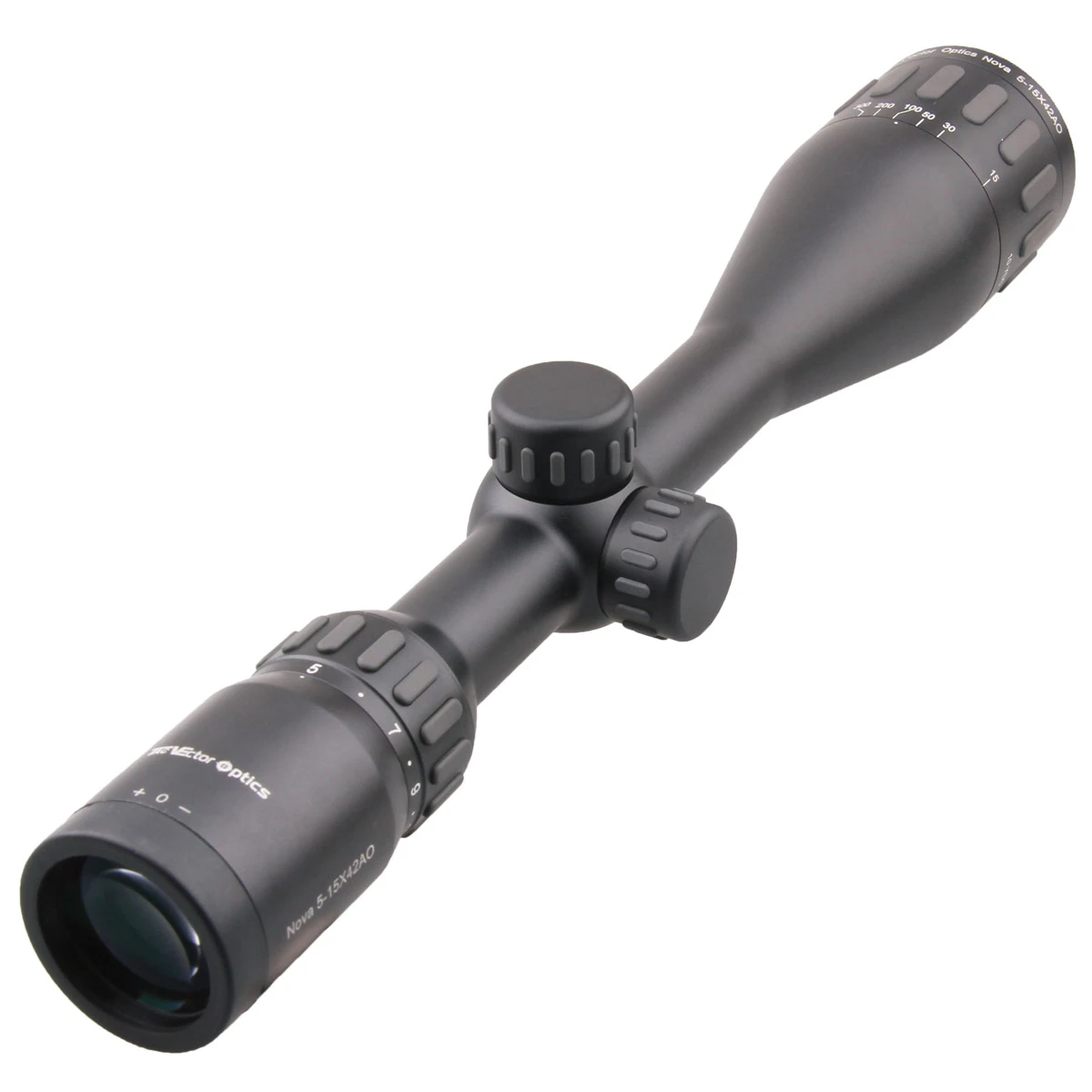  Vector Optics Nova 5-15x42mm AO Adjustable Objective Riflescope BDC Reticle Telescopic Gun Sight Ma
