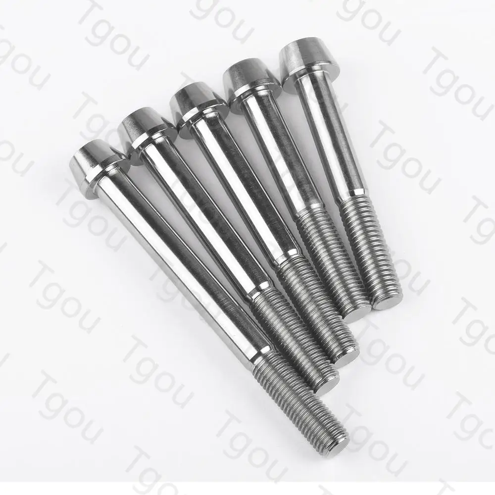 Титановый болт Tgou M10x70/80/85/100 мм винты с шестигранной головкой для тормозного