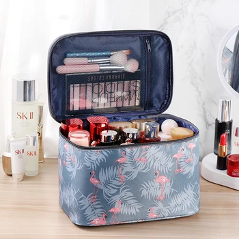 

Makeup Waterproof Large Storage Bag Travel Hanging Black Zip Lock Packaging Sport Suitcase Bathroom Garden Neceser Bag BY50SN