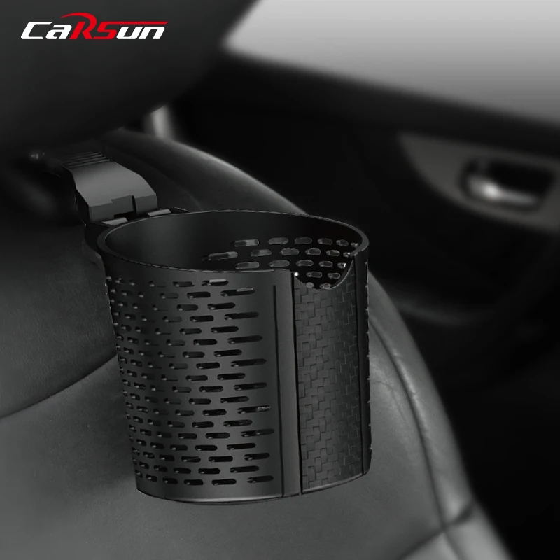 Car Seat Back Storage Bag Car Seat Back Organizer Car Seat Hook Car Seat Cup Holder Car Seat Accessories Carsun Car Cup Holder Seat Back Hook Organize Storage Basket Phone Holder Universal Car Accessories Interior PVC organizer box