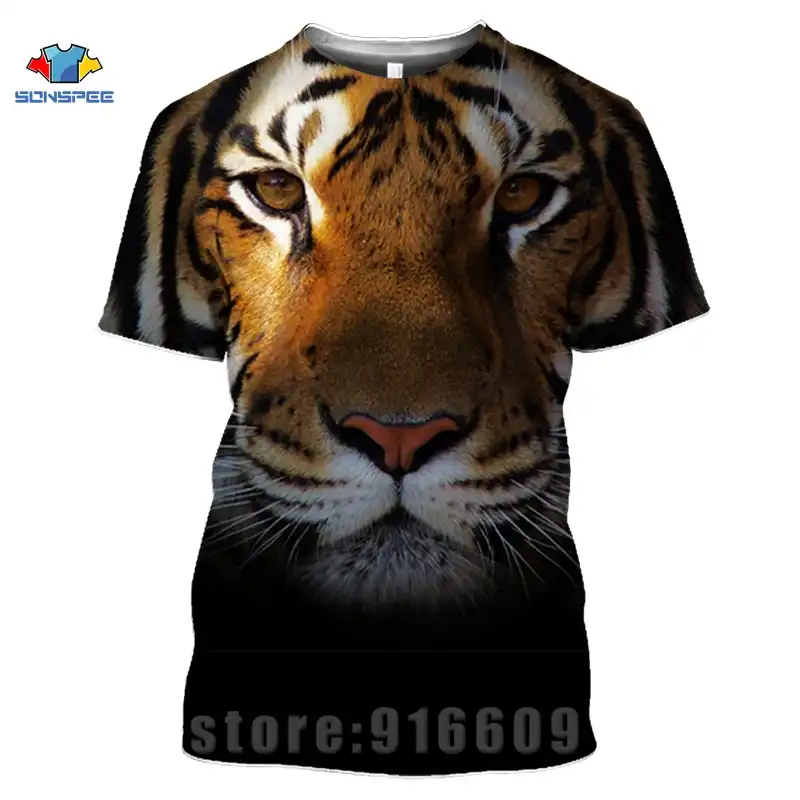 tiger face shirt
