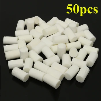 

50Pcs High Pressure Pump Filter Element Cotton Filters Refill 30MPa 35*20mm White Fiber For Air Compressor System Filter Element