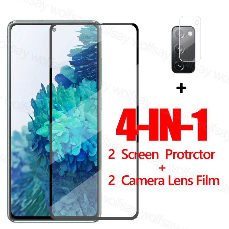 2.5D полное клеевое стекло для Samsung Galaxy S20 Fan Edition защита экрана закаленное пленка