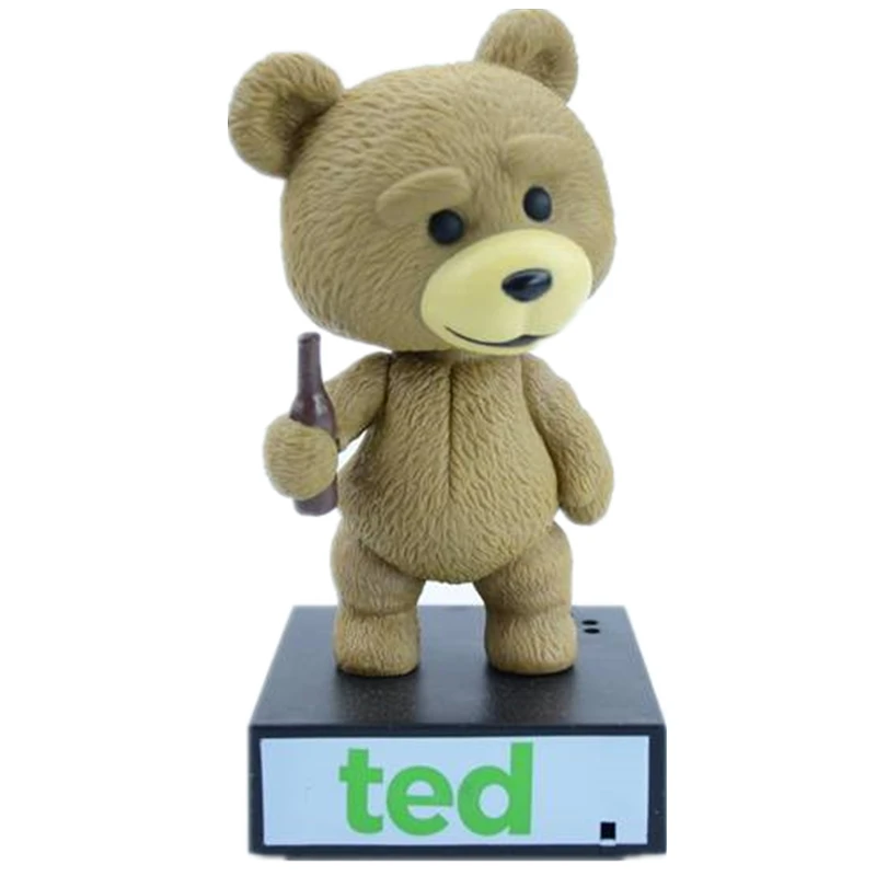 

Bobble Head Ted PVC Action Figure Collectible Model Shake Head Hot Toy for Child Birthday GIFT