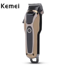 Kemei перезаряжаемый триммер для волос профессиональная машинка для стрижки волос Парикмахерская Машинка для бритья волос Стрижка волос борода электрическая бритва