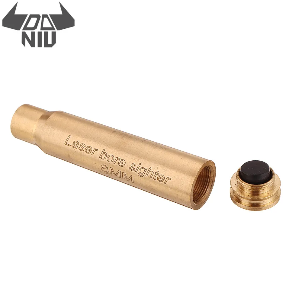 

DANIU CAL 8mm Laser Boresighter Red Dot Bore Sighter Boresighter Red Sighting Sight Brass Cartridge Boresighter Caliber