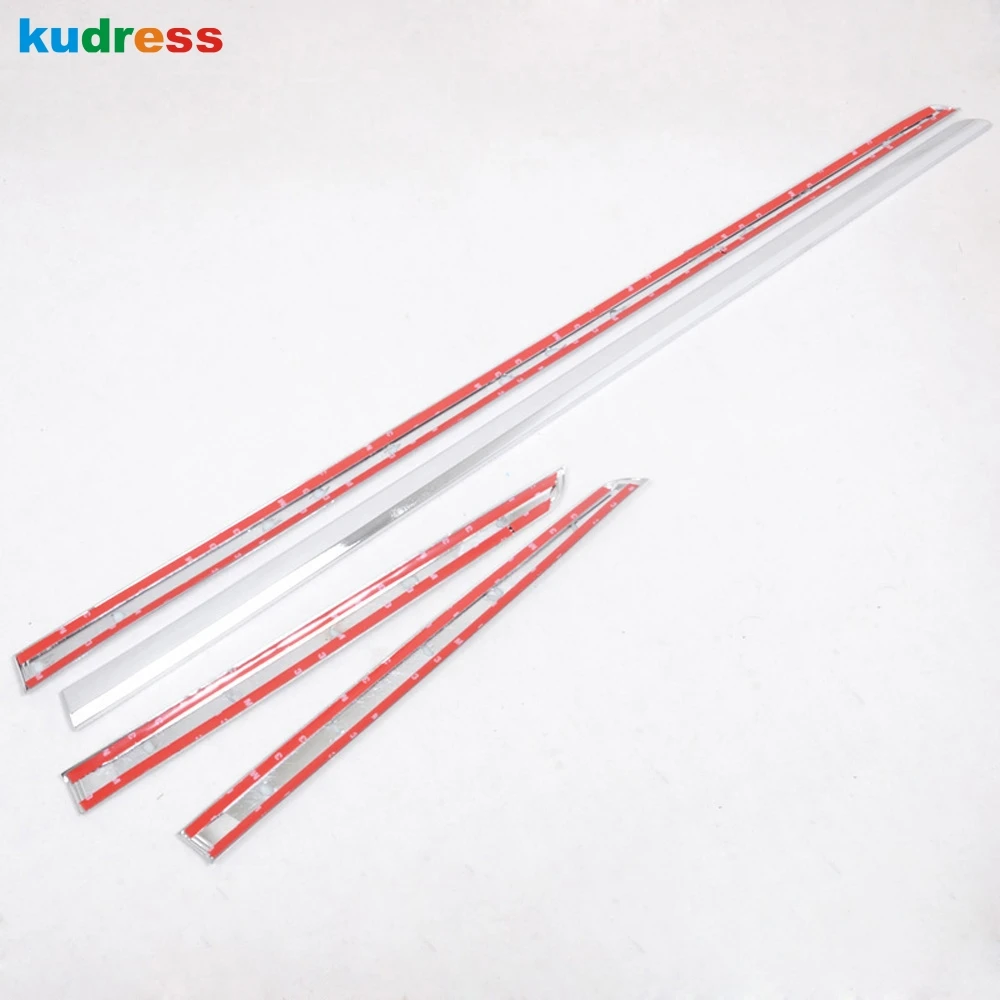 Накладки на боковые двери для Subaru Forester 2013 2014|for subaru forester|trim coverside body molding |