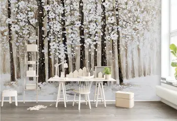 

[Self-Adhesive] 3D Flowering On The Tree 1214 Wall Paper mural Wall Print Decal Wall Murals