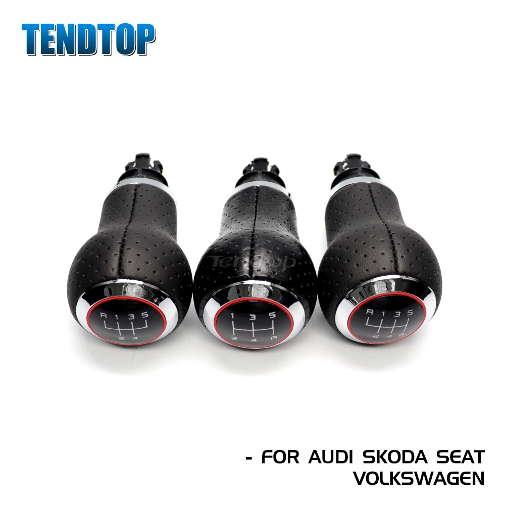 Pomello Del Cambio Stick Per Audi A4 B6 B7 B8 A6 S4 8K A5 8T Q5 8R S Line Ibiza 6J Seat Leon Mk1 Passat Golf 12Mm 5 / 6 Velocità
