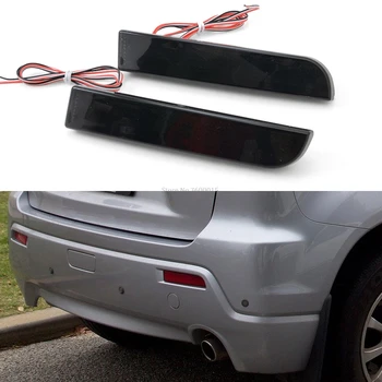 

For Mitsubishi ASX 2011 2012 RVR 2009-2016 Tail fog lamp Foglight Assembly Rear bumper Black red light Car Exterior Accessories