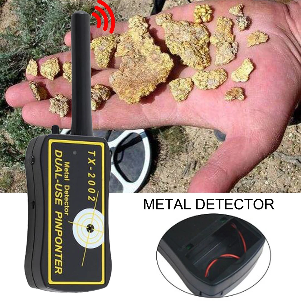 Высокочувствительный Регулируемый ручной металлоискатель с большим диапазоном