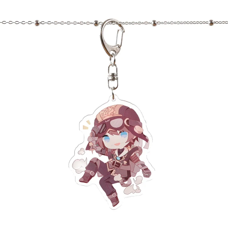 1 Мультяшный персонаж V Marta Betanfeld акриловый брелок Vera Nair jack Helena Adams милые забавные подвесные брелоки portachiavi подарок для детей - Цвет: 1