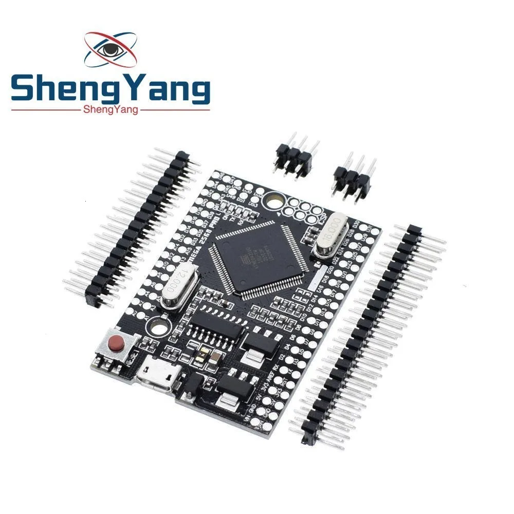 ShengYang Mega 2560 PRO MINI 5 В(встраивание) CH340G ATmega2560-16AU с наконечниками, совместимыми с arduino Mega 2560