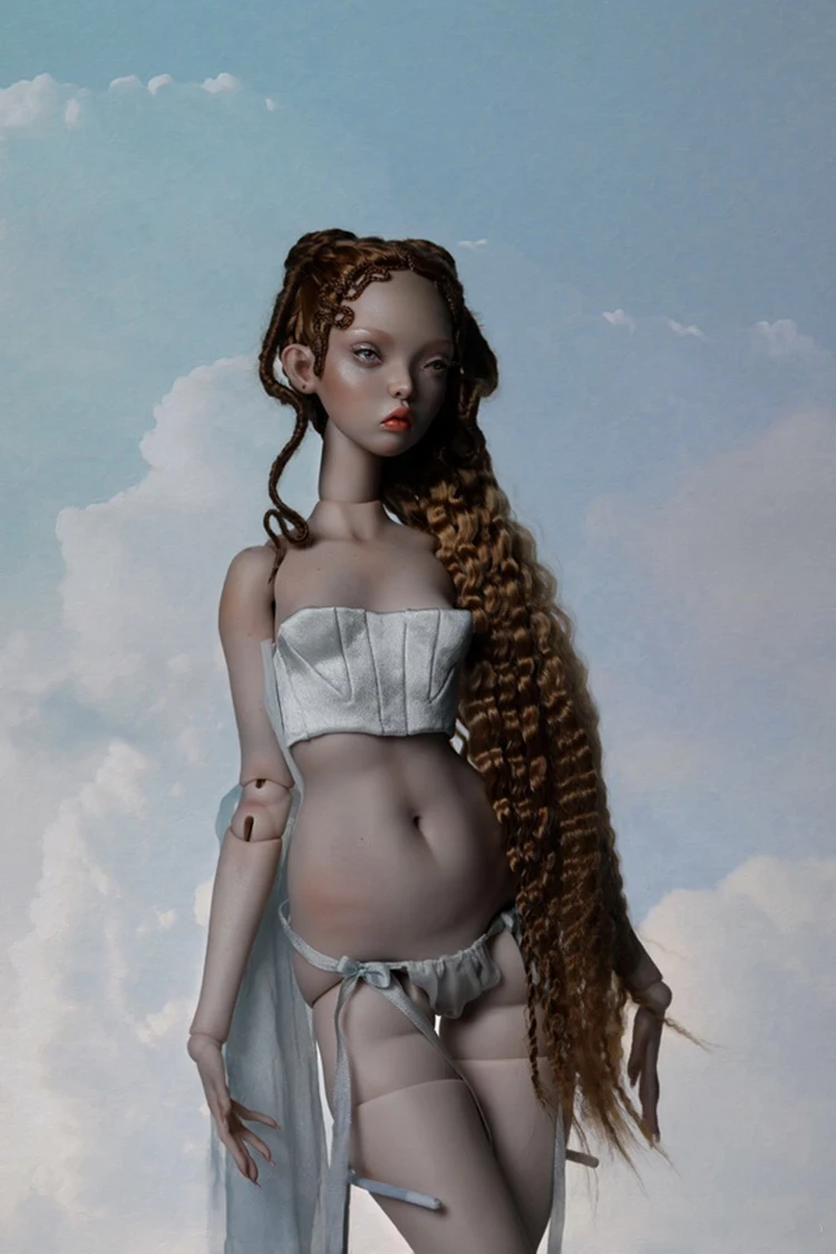 BJD doll 1/4 popovie sisters A birthday present High Quality Articulated puppet Toys gift Dolly Model nude Collection