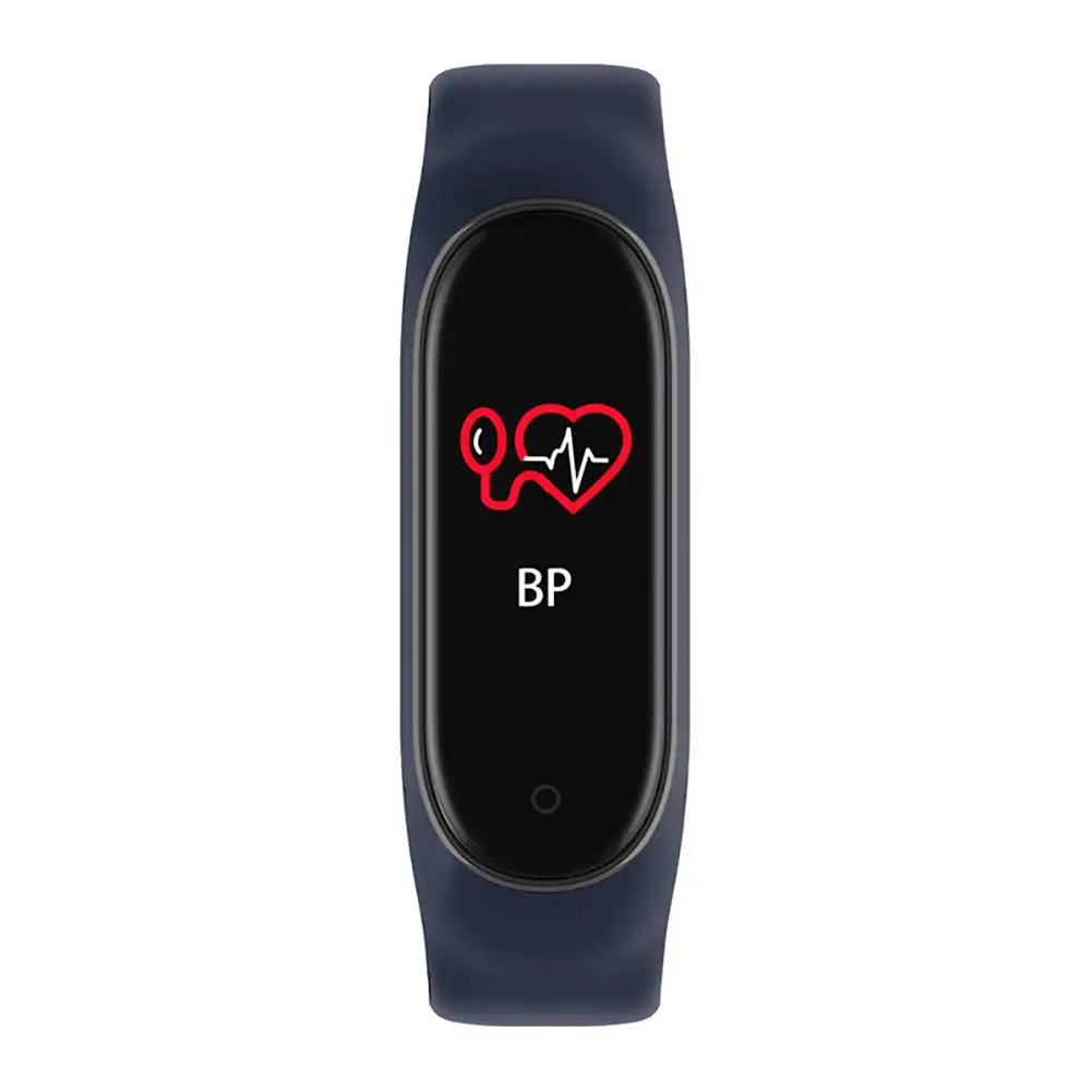 Для M4 Smart BraceletWristband здоровье частота сердечных сокращений/кровяное давление/монитор сердечного ритма/шагомер спортивный браслет# N