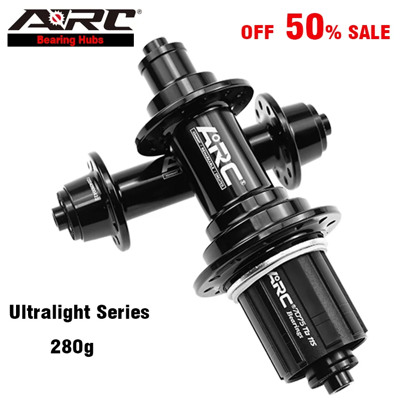 

ARC 280g Road Hub 4 pawls 48 clicks V brake Bicycle Hub Front 100mm Rear 130mm Aluminum Alloy Road Bike Hub Shimano 8 9 10 11 S