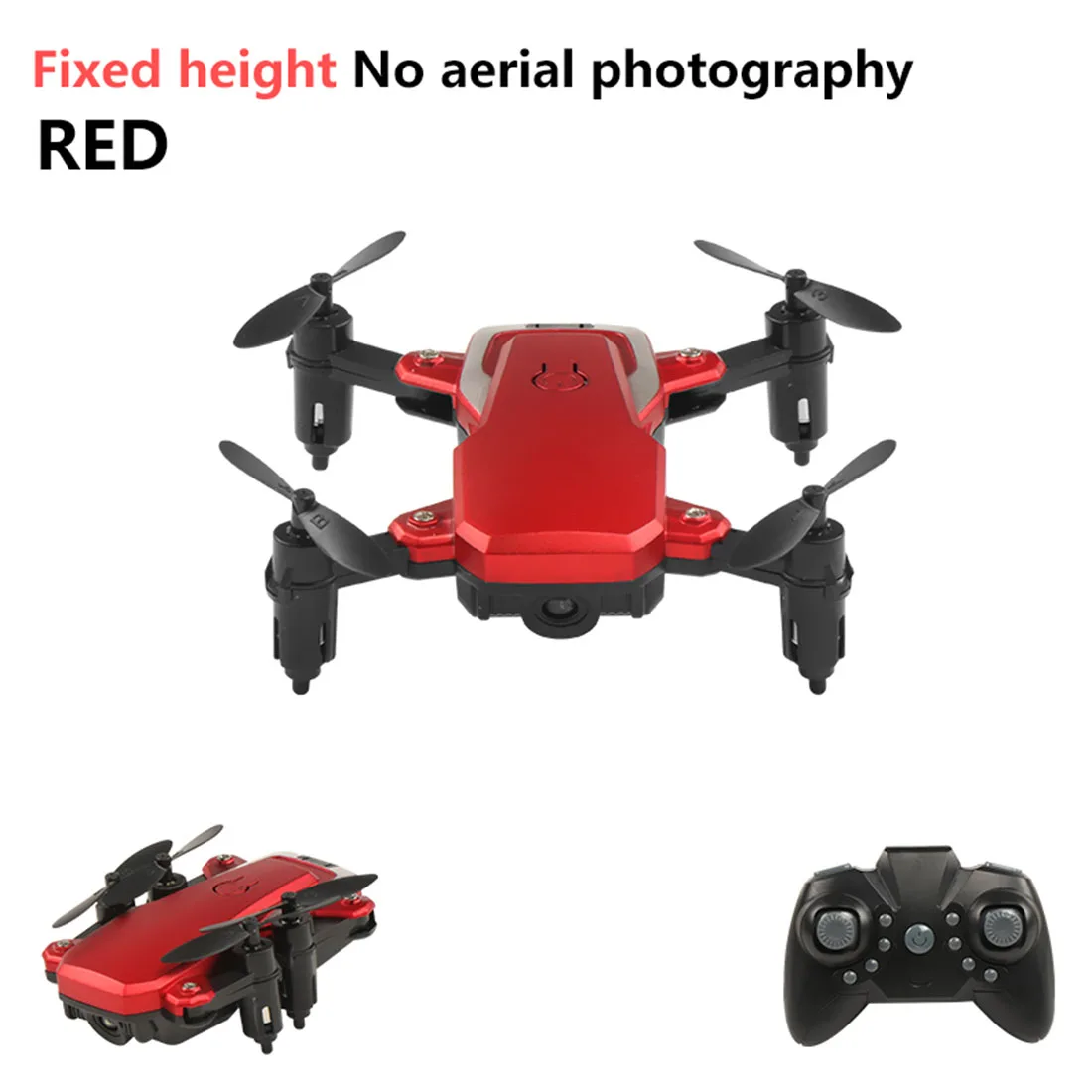 No Camera 1B Red Складной мини-Дрон K1 WiFi FPV HD камера 0.3MP 2.0MP 5.0MP 4K Высота удержания воздушная видео 3D переворачивает RC Квадрокоптер детская игрушка - Цвет: No Camera 1B Red