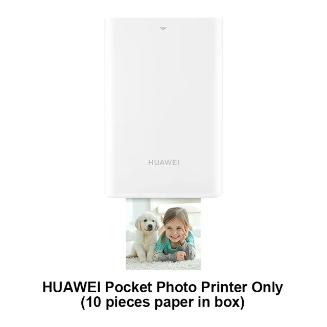 Printer Only Huawei Honor фотопринтер портативный AR Photos мини карманные принтеры DIY фотопринтеры для смартфонов Bluetooth 4,1 300 точек/дюйм Скидка 600 руб. /. При заказе от 5500 руб. /Промокод: newyear600 - Цвет: Printer Only