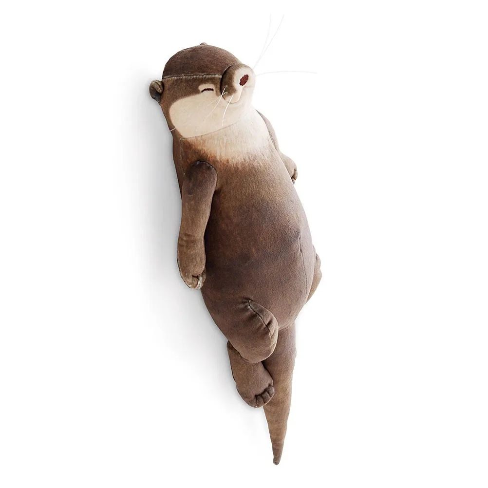 

Cute Otter Stuffed Cotton Pencil Case Wrist Pad Pillow Wrist Pad Pillow Doll Children Birthday Gifts Plush Toys 40cm