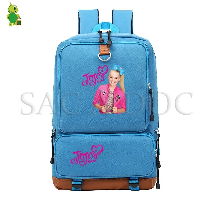 25 JoJo Siwa рюкзаки поп-звезда напечатанный Рюкзак Школьная Сумка для подростков большой емкости рюкзак для ноутбука женские мужские повседневные дорожные сумки - Цвет: 25
