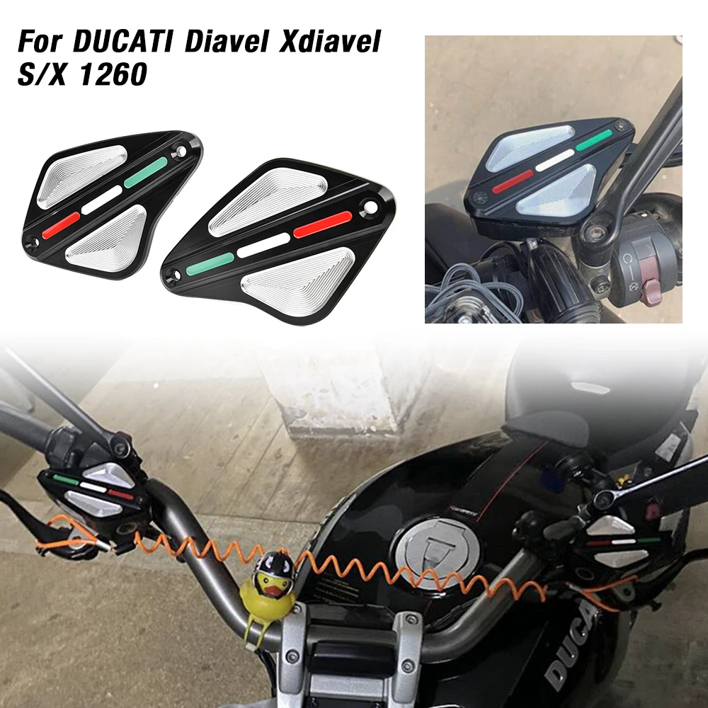 Front Brake Reservoir Fluid Oil Cup Cover Cap For DUCATI Diavel 1260 S AMG Carbon Cromo Strada XDiavel Motorbike Accessories New |