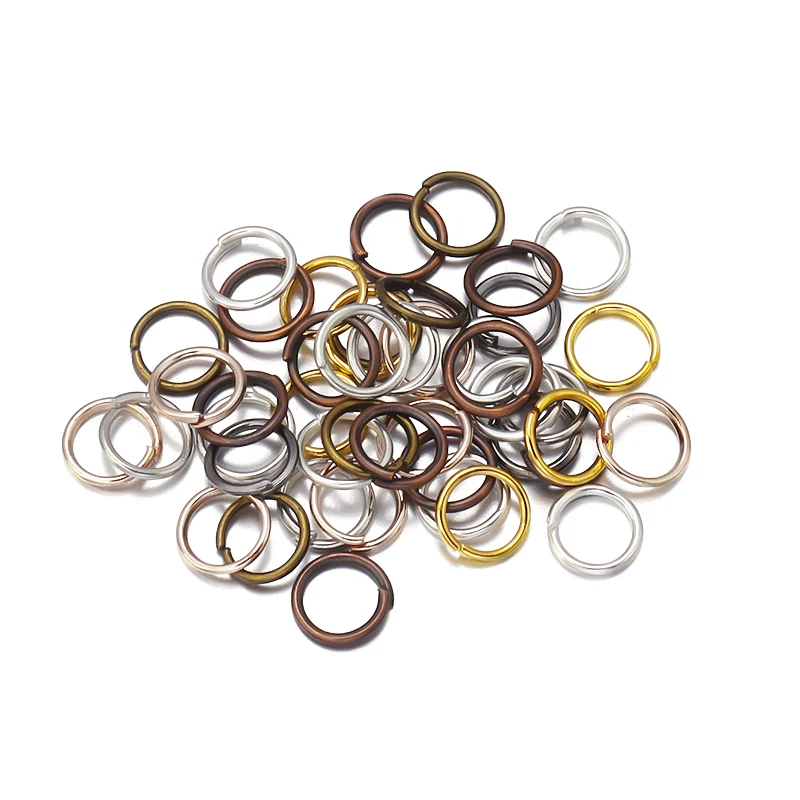 200pcs/Lot 3/4/5/6/7/8/10mm Metal DIY Jewelry Findings Open Single Loops  Jump Rings & Split Ring for jewelry making - Price history & Review, AliExpress Seller - Cabochon Store