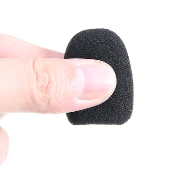

Microphone Head Cover for Headset Sleeve Mic Windproof Performance Headsets Microphone Pop Filter Sponge Cover 36*23mm