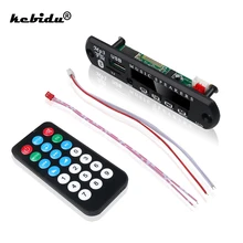 Kebidu 5 V-12 V со системой «Хендс-фри» и Bluetooth MP3 плеер декодер доска автомобиля модуль fm-радио Поддержка FM TF USB AUX аудио Беспроводной автомобиля kit