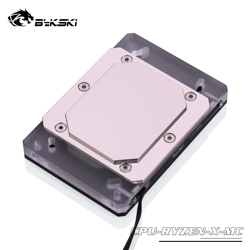  Bykski CPU-RYZEN-X-MC RGB Led CPU Water Cooling Block for AMD AM2 AM3 AM4 TR4 Black - 4000104145528