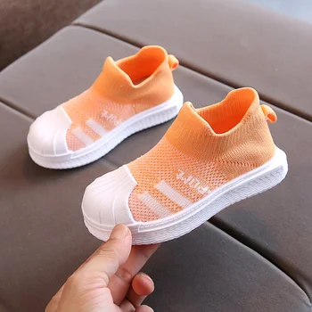 

Toddler Baby Boys Girls Mesh Solid Ankle Shoes for Children Kids Breathable Casual Sport Shoes Sneakers Flat